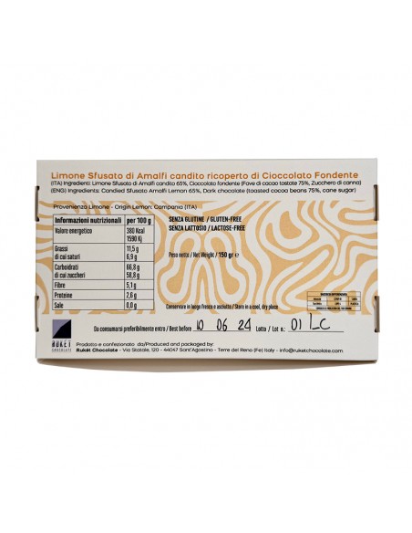 Rukét Chocolate - Scorze di Limone ricoperte di cioccolato