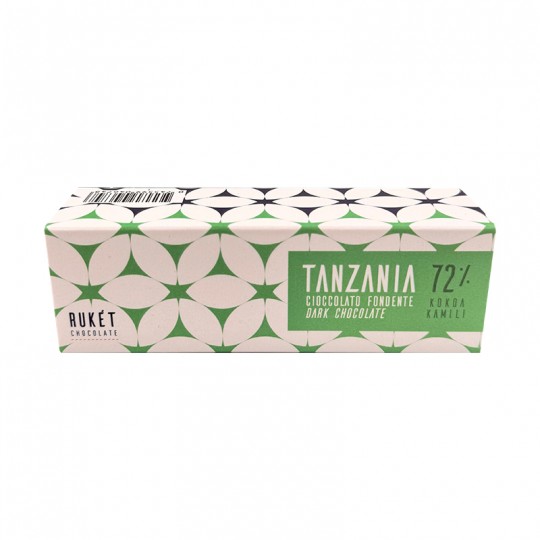 Rukét Chocolate - Quadretti di Cioccolato Fondente Tanzania 72%