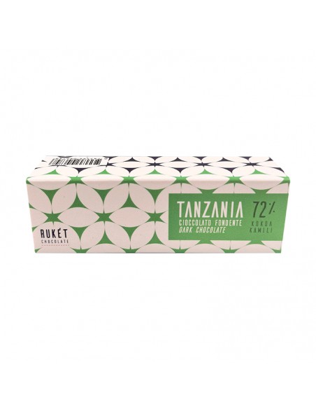 Rukét Chocolate - Quadretti di Cioccolato Fondente Tanzania 72%