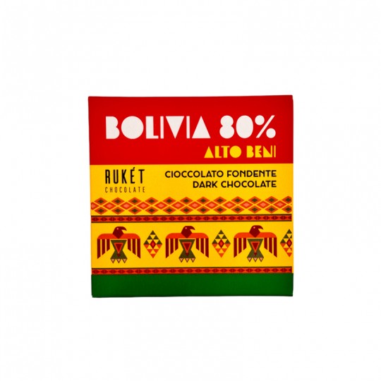 Rukét Chocolate - Cioccolato Fondente Bolivia Alto Beni 80% 35