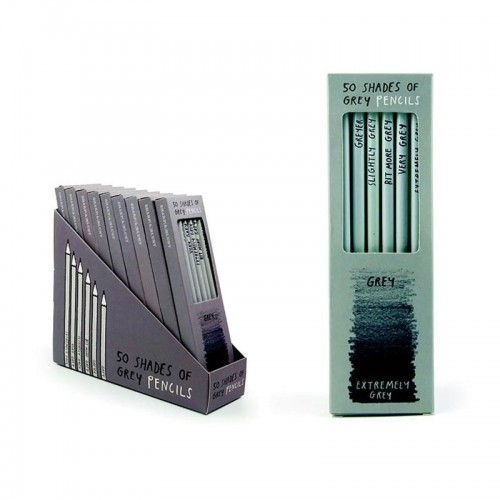 Ustudio Design - 50 Shades of Grey Display da 6 matite